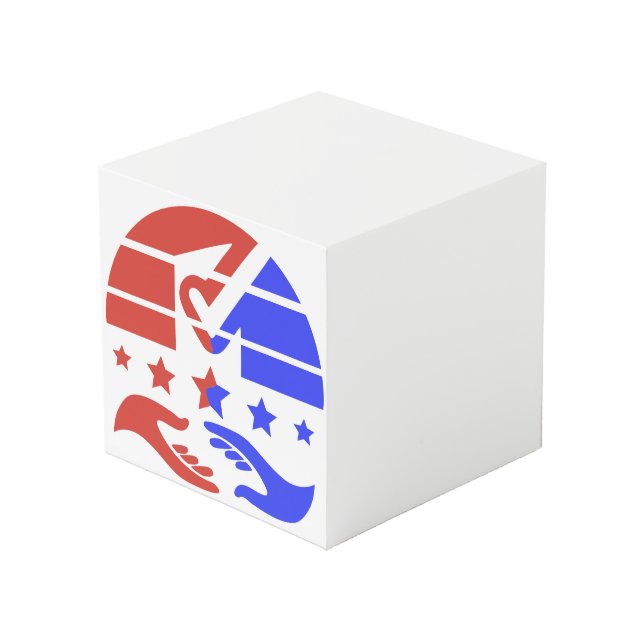 Make Your Voice Count Cube (Front Angled)