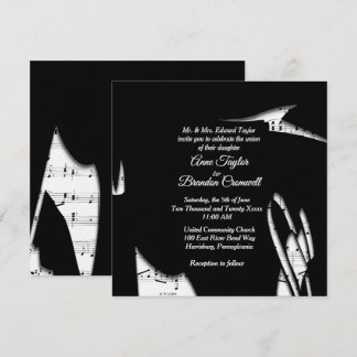 Make Your Wedding Day Sing Stunning Music Theme Invitation