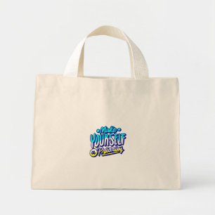 make yourself a priority motivational design  mini tote bag