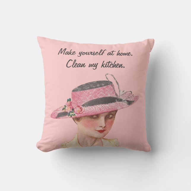 Make Yourself At Home... Cushion (Front)