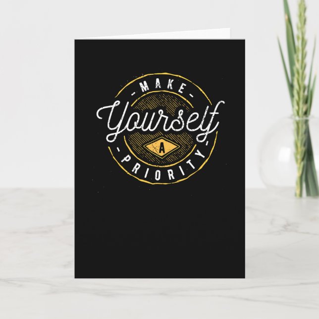Make Yourself Priority Card (Front)