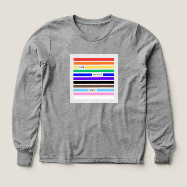Make Yourself Proud Rainbow Redaction Pride 2026 (Design Front)