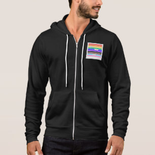 Make Yourself Proud Rainbow Redaction Pride 2026 Hoodie