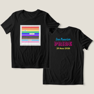 Make Yourself Proud Rainbow Redaction Pride 2026 Tri-Blend Shirt