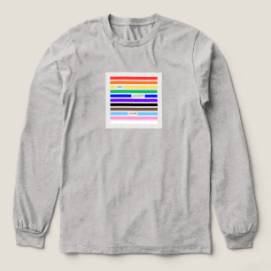 Make Yourself Proud Rainbow Redaction Pride 2026 Tri-Blend Shirt