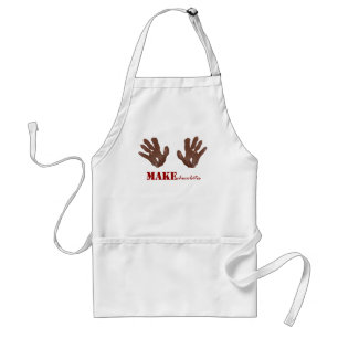 MAKEchocolates handprints Standard Apron