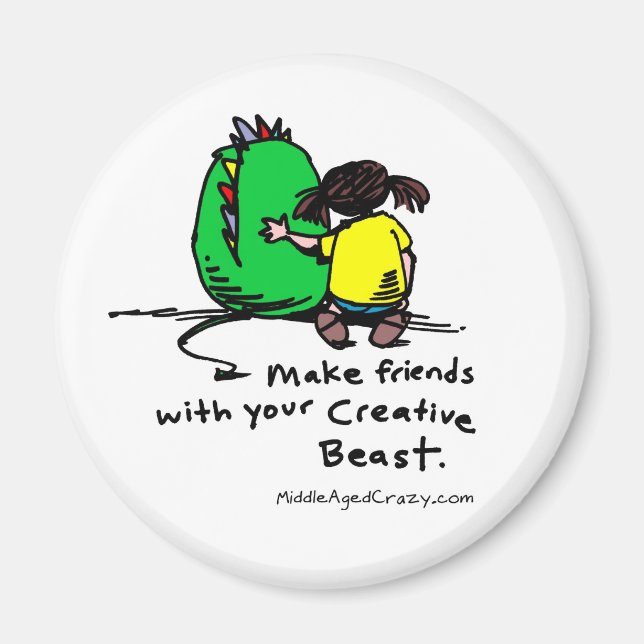 makefriends magnet (Front)