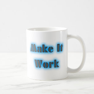 makeiworkBLUE3BIGGER Coffee Mug