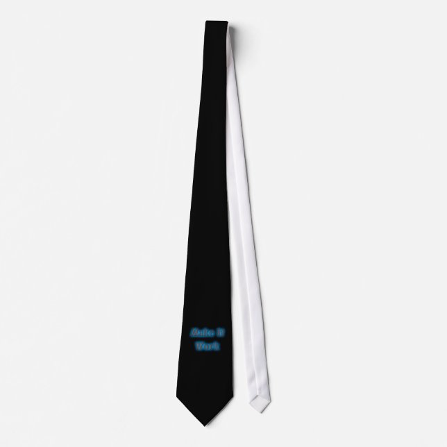 makeiworkBLUE3Tie Tie (Front)