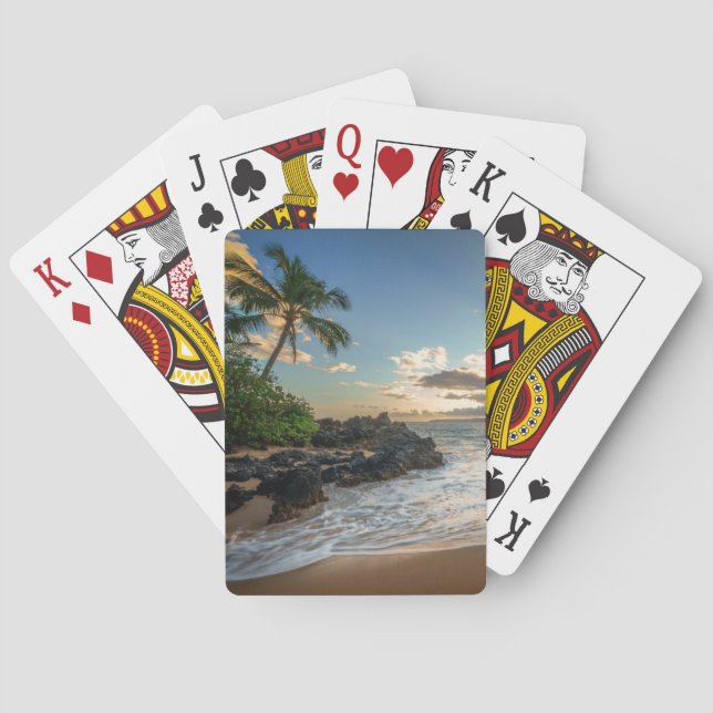 Makena Beach | Makena Cove Playing Cards (Back)