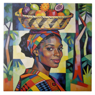 “Makena” - Geometry of Beauty - Black History Tile