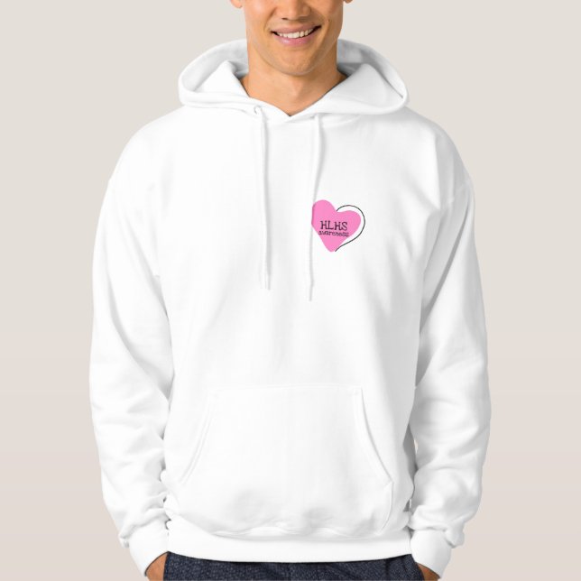 Makenzie HLHS-Fight pink Hoodie (Front)