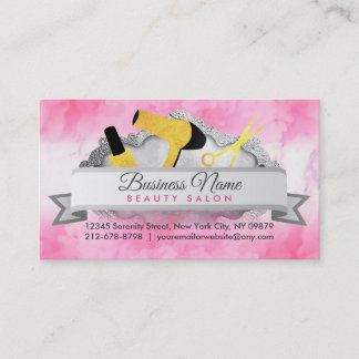 Makeover Stylist Salon Slogans Business Cards