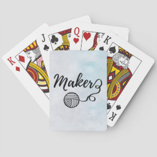 Maker Yarn + Crafts Pastel Colours Playing Cards