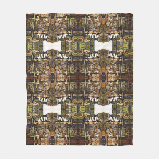 Makes Creativity Glimmer All the Brighter Fleece Blanket (Front)