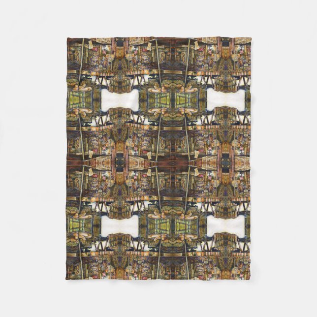 Makes Creativity Glimmer All the Brighter Fleece Blanket (Front)