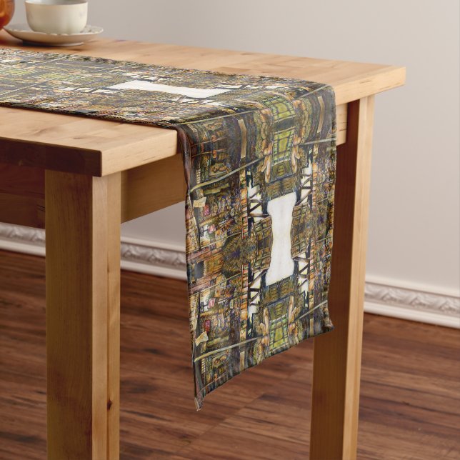 Makes Creativity Glimmer All the Brighter Long Table Runner (In Situ)