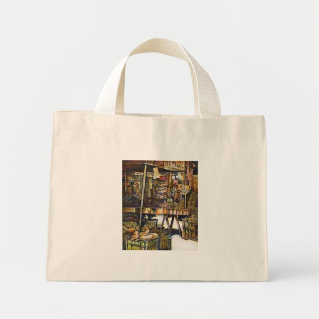 Makes Creativity Glimmer All the Brighter Mini Tote Bag (Front)