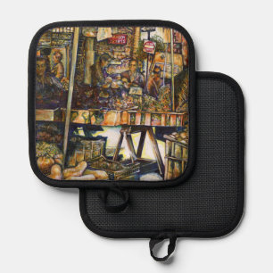 Makes Creativity Glimmer All the Brighter Pot Holder