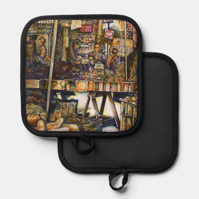 Makes Creativity Glimmer All the Brighter Pot Holder (Front/Back)