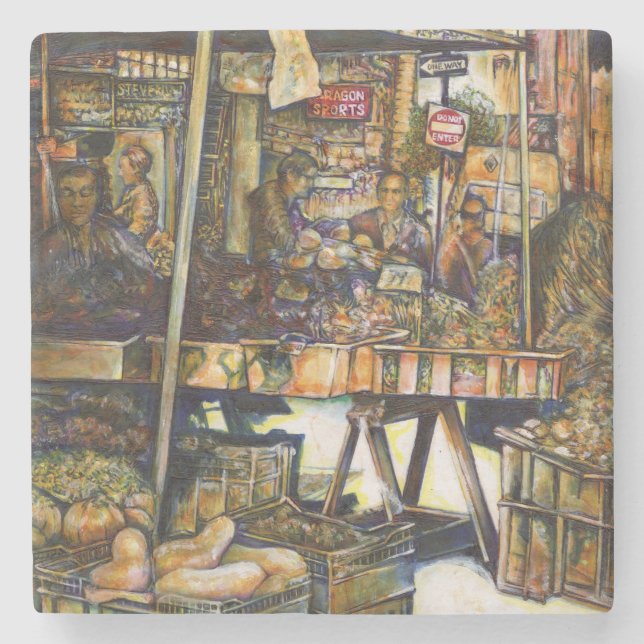 Makes Creativity Glimmer All the Brighter Stone Coaster (Front)