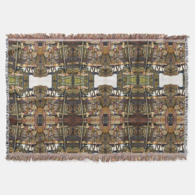 Makes Creativity Glimmer All the Brighter Throw Blanket (Front)