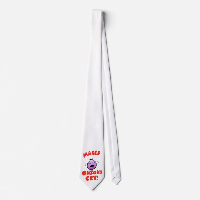 Makes Onions Cry! Tie (Front)