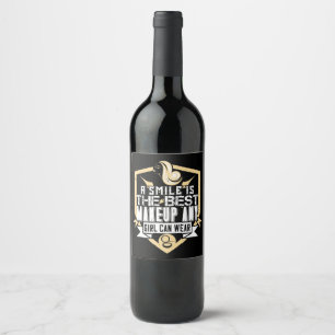 Makeup - A Smile Is The Best Make-up Wine Label
