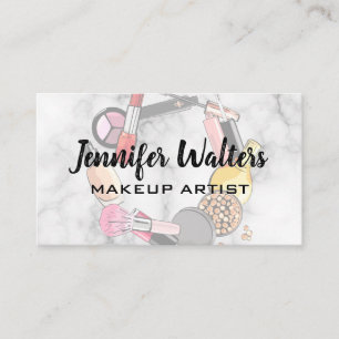 Makeup Accessories Punch Card Loyalty