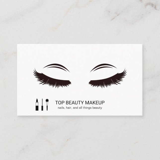 Makeup and Beauty Business Card (Front)