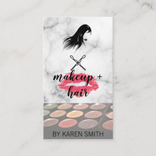 Makeup and Hair   Beautician   Stylist Business Card