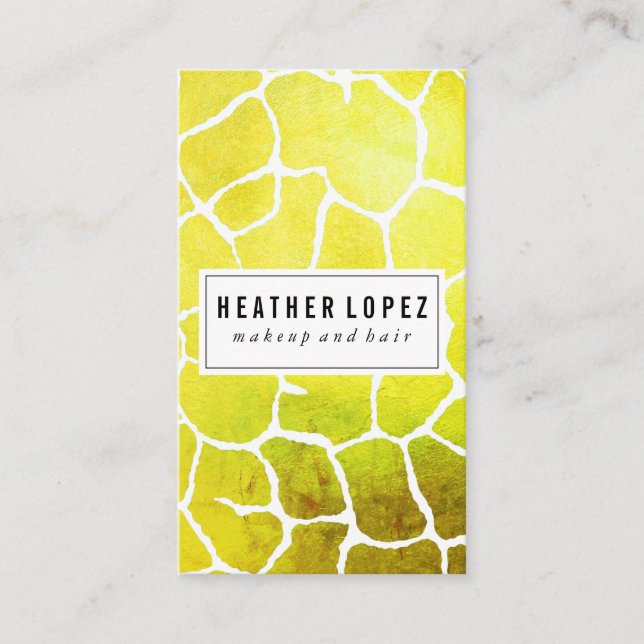 Makeup and Hair Business Card (Front)