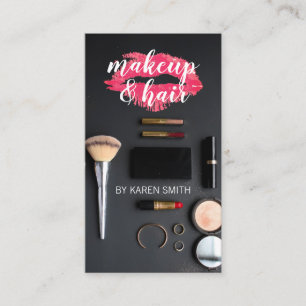 Makeup and Hair Stylist Salon Business Card