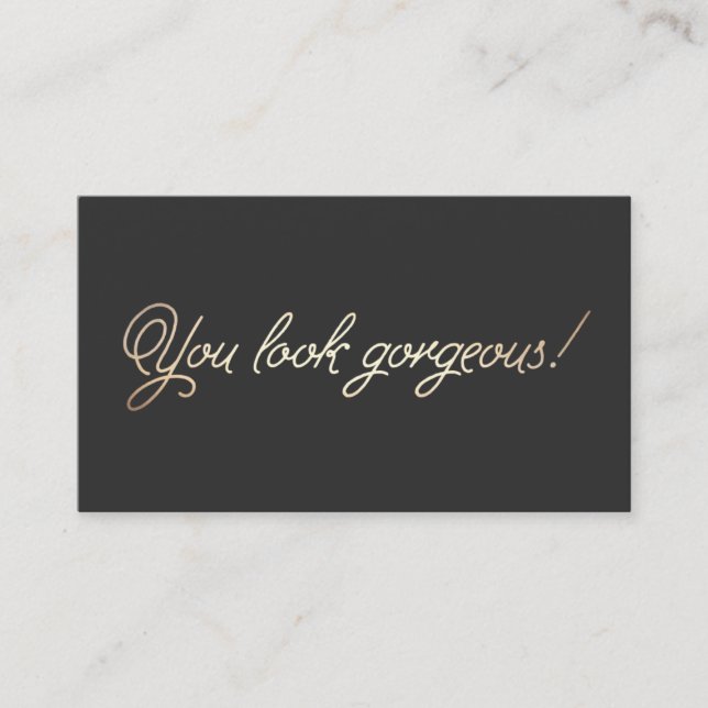 Makeup and Hairstylist Gold Typography Appointment (Front)