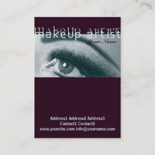 MakeUp Artist 1 - Business, Schedule Card