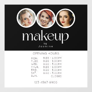 Makeup Artist 3 Photo Opening Hours Black White