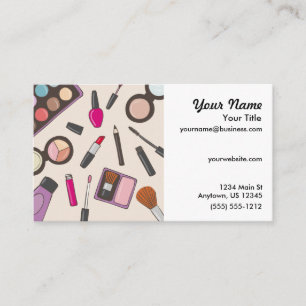 Makeup Artist Beautician Business Card