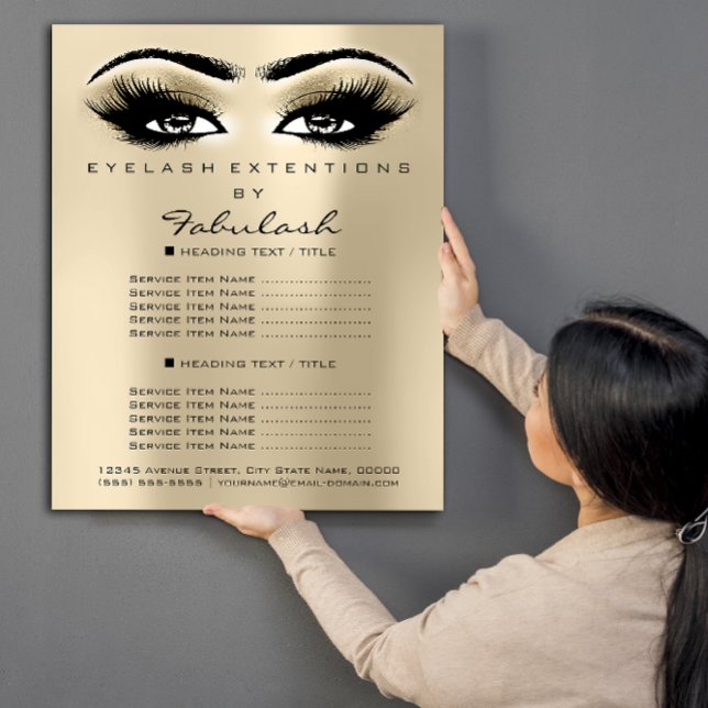 Makeup Artist Beauty Lash Glitter Flyer Eyes (Makeup Artist Beauty Lash Glitter Flyer Eyes)