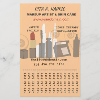 Makeup Artist  Beauty Products  Business Services Flyer