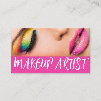 Makeup Artist Beauty Salon Business Card