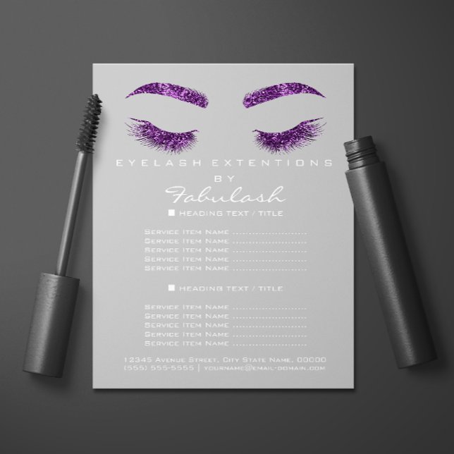 Makeup Artist Beauty Salon Flyer SPA Grey (Creator Uploaded)