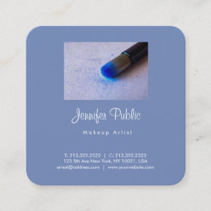 Makeup Artist Beauty Salon Modern Professional Square Business Card