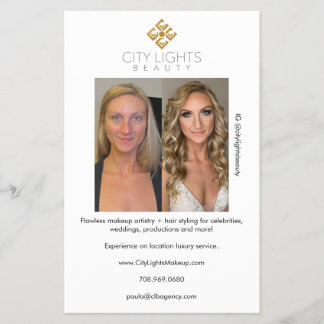 Makeup Artist Before and After Flyer