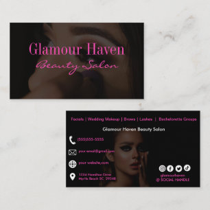   Makeup Artist Black    Business Card