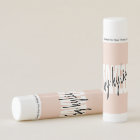 Makeup artist bold signature script blush pink