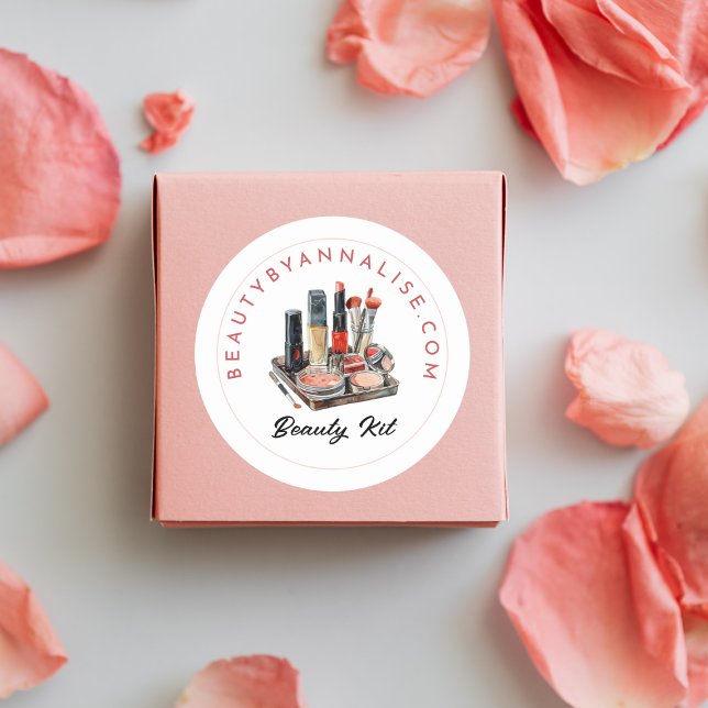 Makeup Artist Branding Product Sticker (Creator Uploaded)