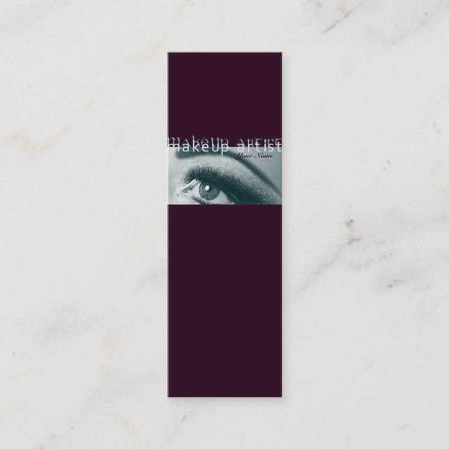 MakeUp Artist - Business, Calling Card (Front)