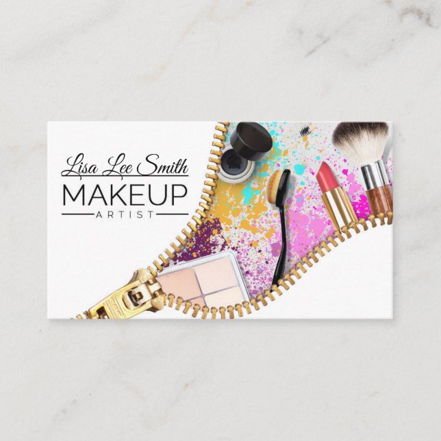 Makeup Artist Business Card (Front)