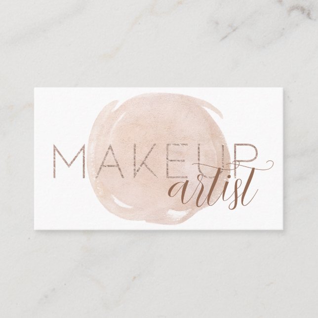Makeup Artist Business Card (Front)