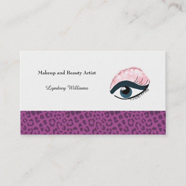 Makeup Artist Business Card (Front)
